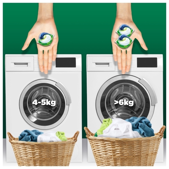 Detergent de rufe capsule All-in-One Pods Color, 100 spălări, 100 buc