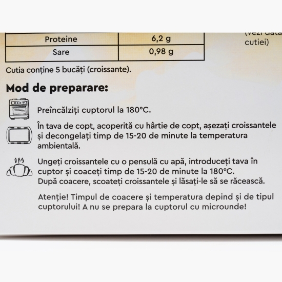 Croissant cu unt 5 buc 300g