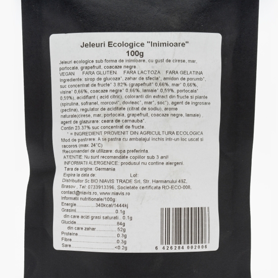Jeleuri ecologice inimioare 100g