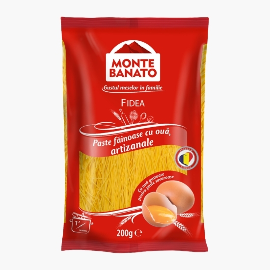 Paste făinoase cu ouă, artizanale, fidea 200g