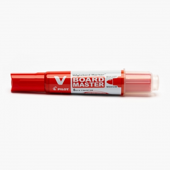 Marker pentru tablă Vboard Master, 2.3 mm vârf rotund, roșu