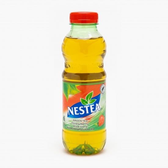 Băutură necarbogazoasă aloe vera, suc de căpşuni şi ceai verde 0.5l