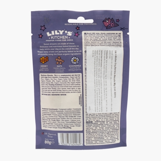 Biscuiți organici pentru câini The famous bedtime biscuits 80g