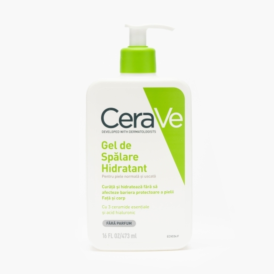 Gel de spălare hidratant pentru piele normal-uscată 473ml