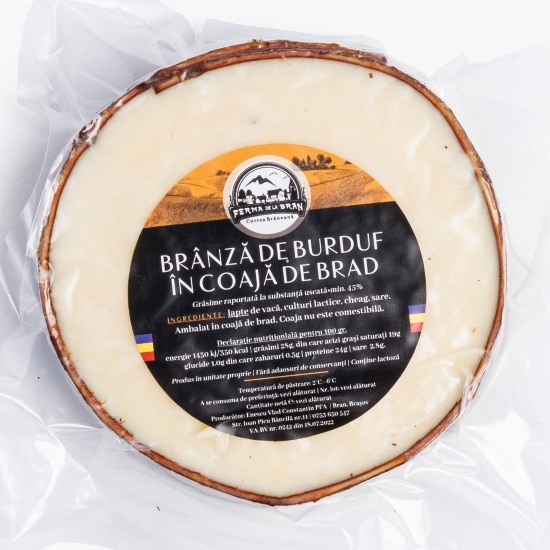 Brânză de burduf în coajă de brad 300g