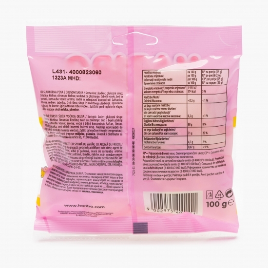 Jeleuri din spumă de zahăr cu aromă de fructe Barchen 100g