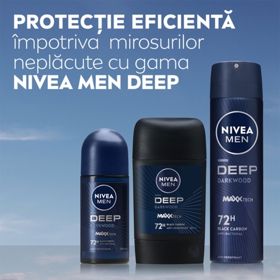 Deodorant antiperspirant roll-on pentru bărbați Men Deep Darkwood 50ml