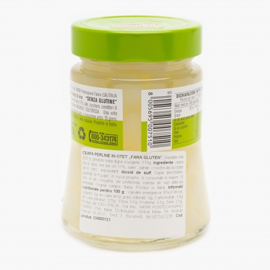 Ceapă perline în oțet fără gluten 300g