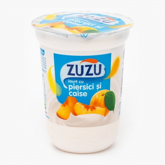 Iaurt cu piersici și caise 400g