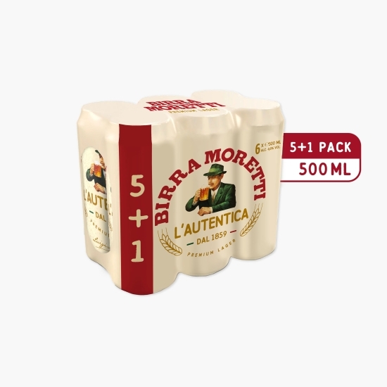 Bere blondă doză 6x0.5l (5+1)