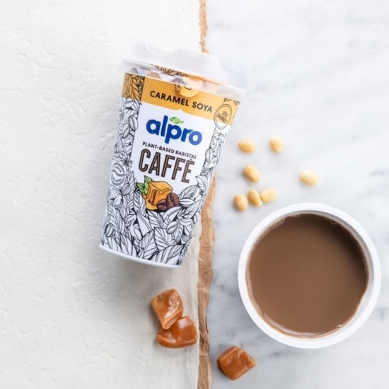 Cafea cu băutură  din soia cu aromă caramel 235ml