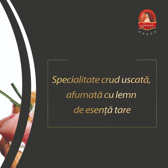Pastramă crud-uscată, feliată 80g