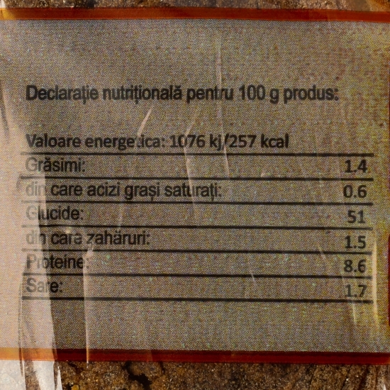 Pâine lungă cu fulgi de cartofi 1200g