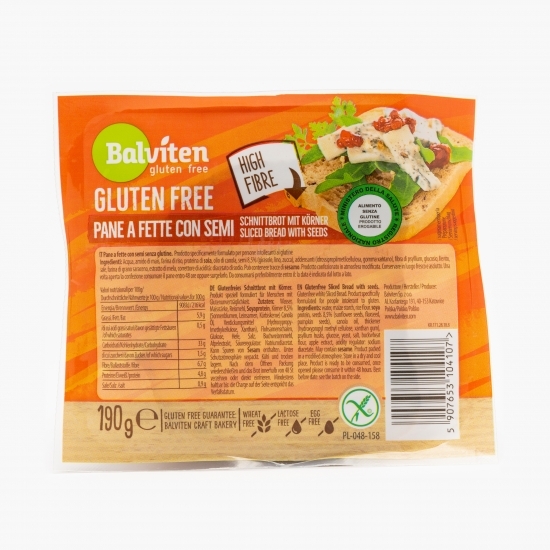 Pâine feliată cu semințe fără gluten 190g