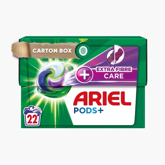Detergent de rufe capsule All in 1 Pods +Extra Fiber Care, 22 spălări