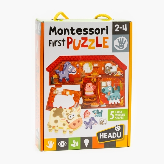 Montessori Primul meu puzzle-Ferma 2+ ani