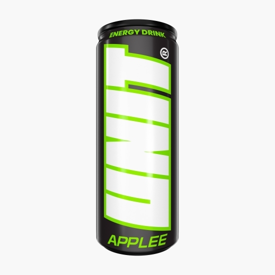 Băutură energizantă carbogazoasă cu aromă de măr verde 250ml