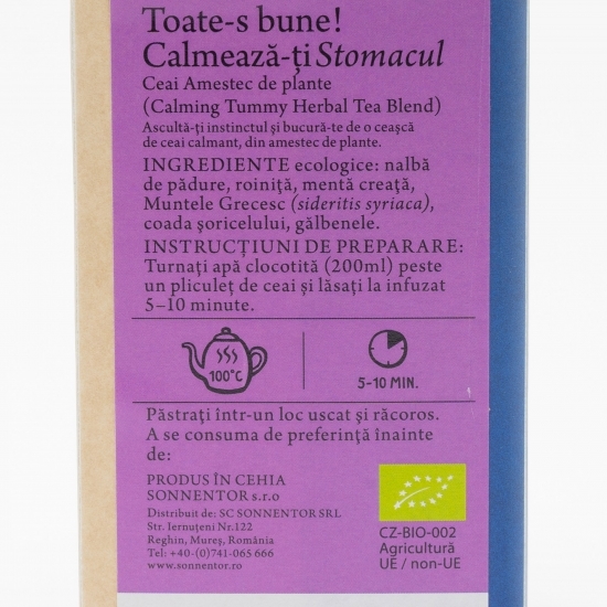 Ceai eco „Toate-s bune! Calmează-ți stomacul” 18 plicuri