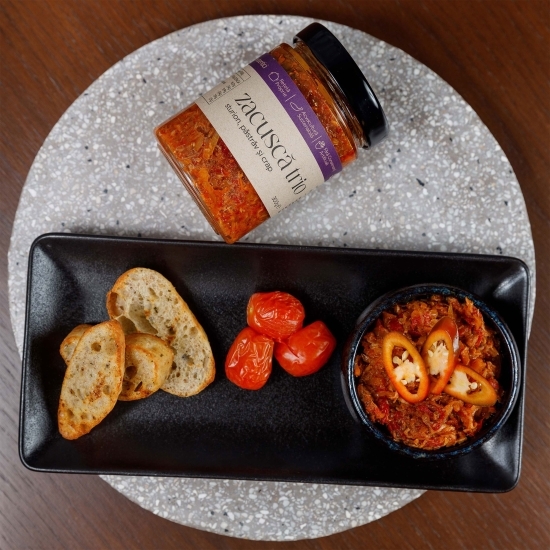 Zacuscă trio sturion, păstrăv și crap 300g