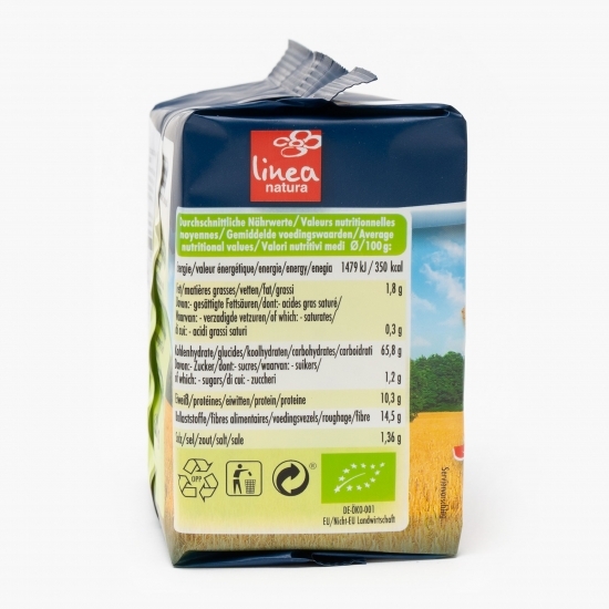 Pâine ecologică crocantă din făină integrală de secară, 200g