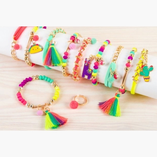 Set de brățări cu talismane, 8+ ani