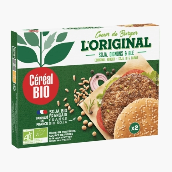 Burger vegan cu cereale, eco 2x80g