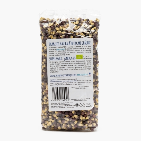 Porumb albastru eco pentru popcorn 350g