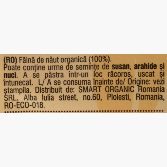 Făină de năut eco, fără gluten 200g