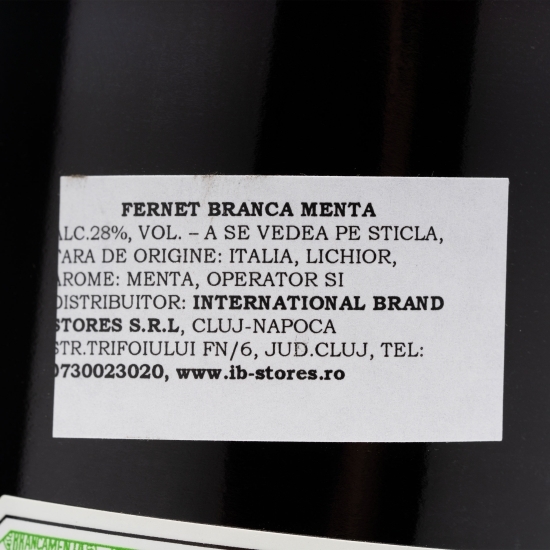 Lichior Fernet mentă 28% alc. 700ml