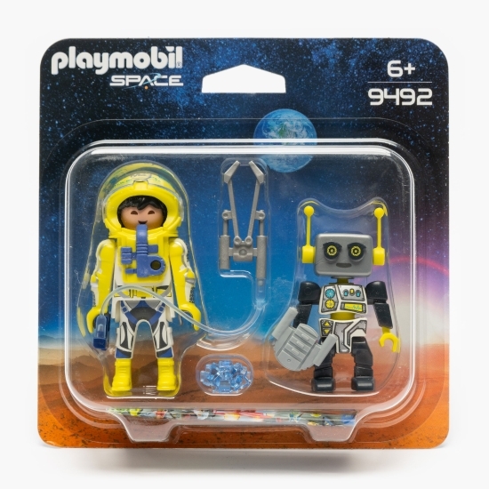 Set 2 figurine-Astronaut și robot 6+ ani