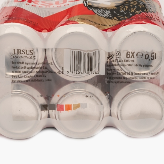 Bere blondă doză 6x0.5l