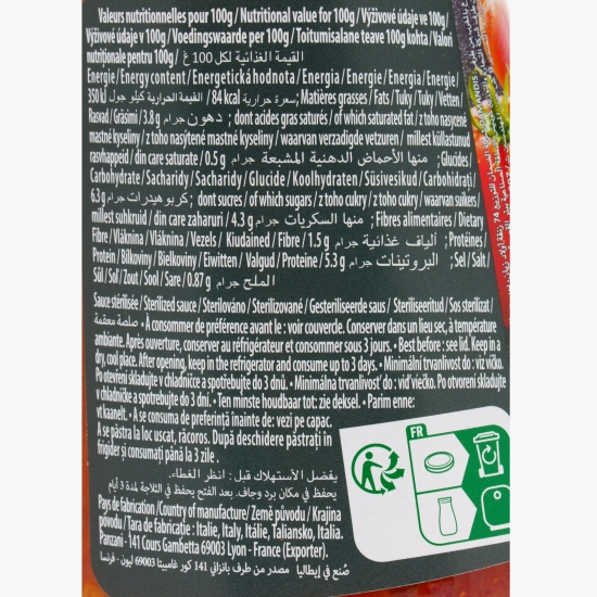 Sos Bolognese Vegetal 390g