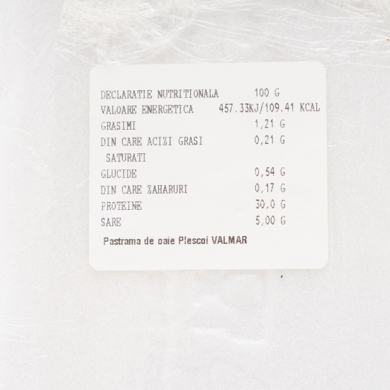 Pastramă de oaie Pleșcoi 500g