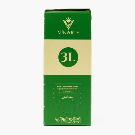 Vin alb demisec Riesling, 12.5%, 3l