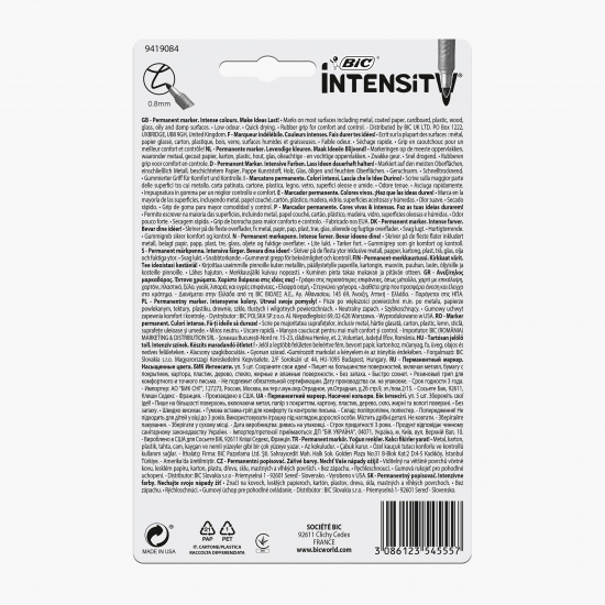 Set 5 markere permanente colorate Intensity