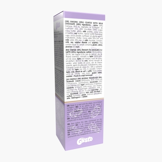 Stafide în ciocolată cu lapte 80g