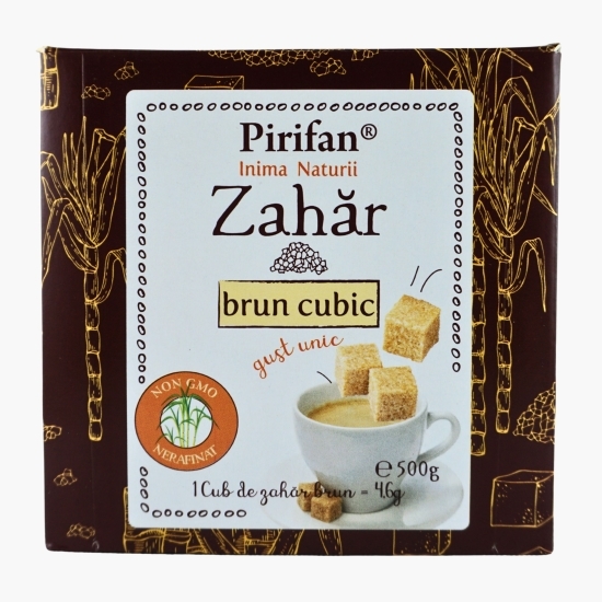 Zahăr brun cuburi 500g