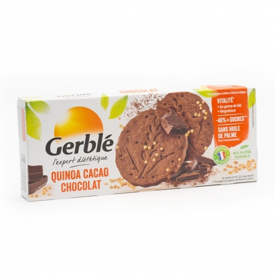 Biscuiți dietetici cu quinoa și cacao 132g
