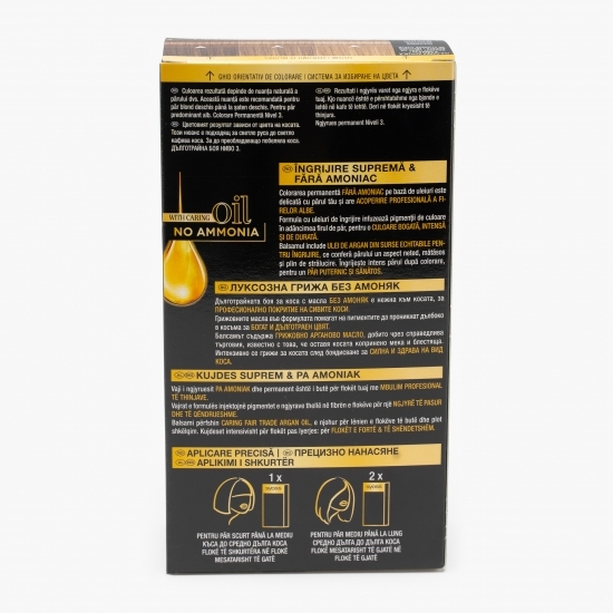 Vopsea permanentă de păr fără amoniac Oleo Intese, 8-50 blond natural cenușiu, 115ml