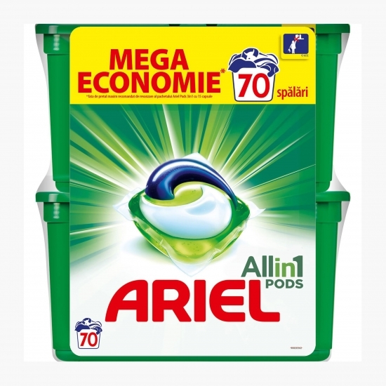 Detergent de rufe capsule All in One Pods Mountain Spring, 70 spălări