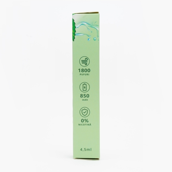 Țigară electronică Mentă 0mg/ml, fără nicotină, 1800 puffs