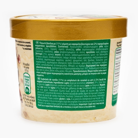 Îngheţată de vanilie cu umplutură de caramel 150ml