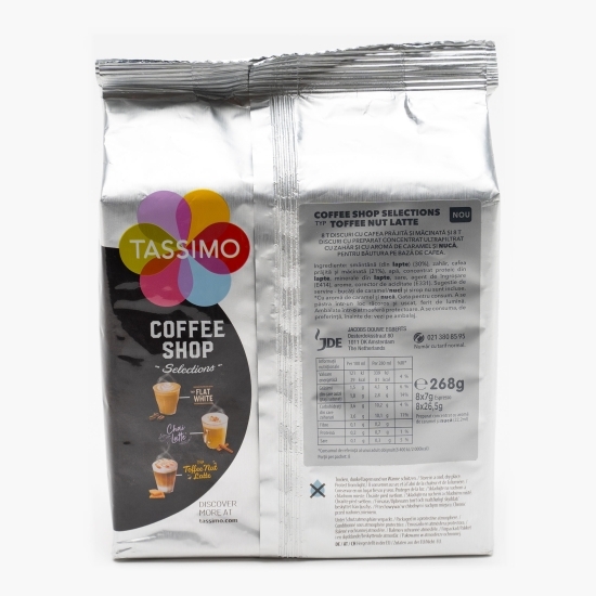 Toffee Nut Latte, 8 băuturi, 268g, capsule cafea