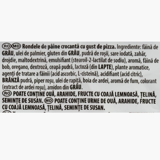 Rondele Bake Rolls cu pizza 80g