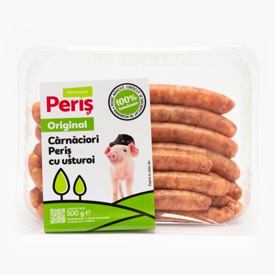 Cârnăciori de porc cu usturoi 500g