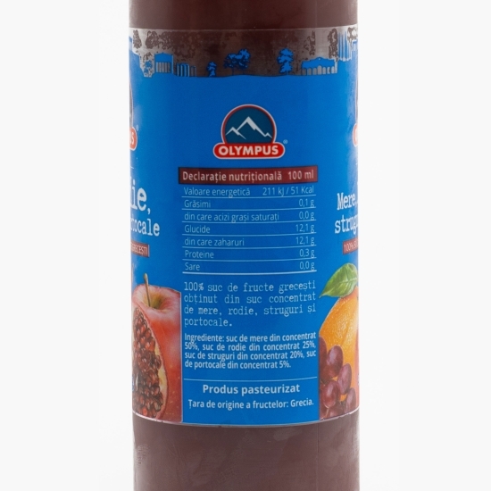 Suc de mere, rodie, struguri, portocale 0.5l