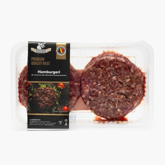 Burgeri din carne de vită maturată și Pecorino Romano, 2x200g