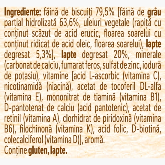 Cereale Mic dejun cu biscuiți, +6 luni, 250g