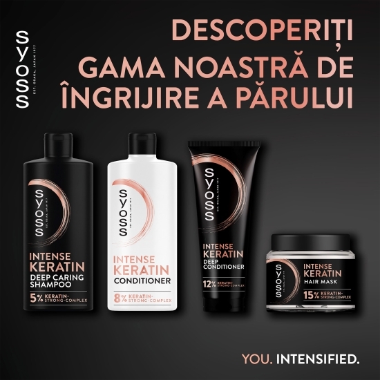 Balsam Intense Keratin pentru păr fragil 440ml 
