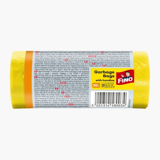 Saci menajeri cu mânere 20l 30 buc